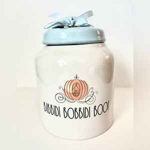 Rae Dunn Disney Princess BIBBIDI BOBBIDI BOO Cinderella Canister Cookie Jar